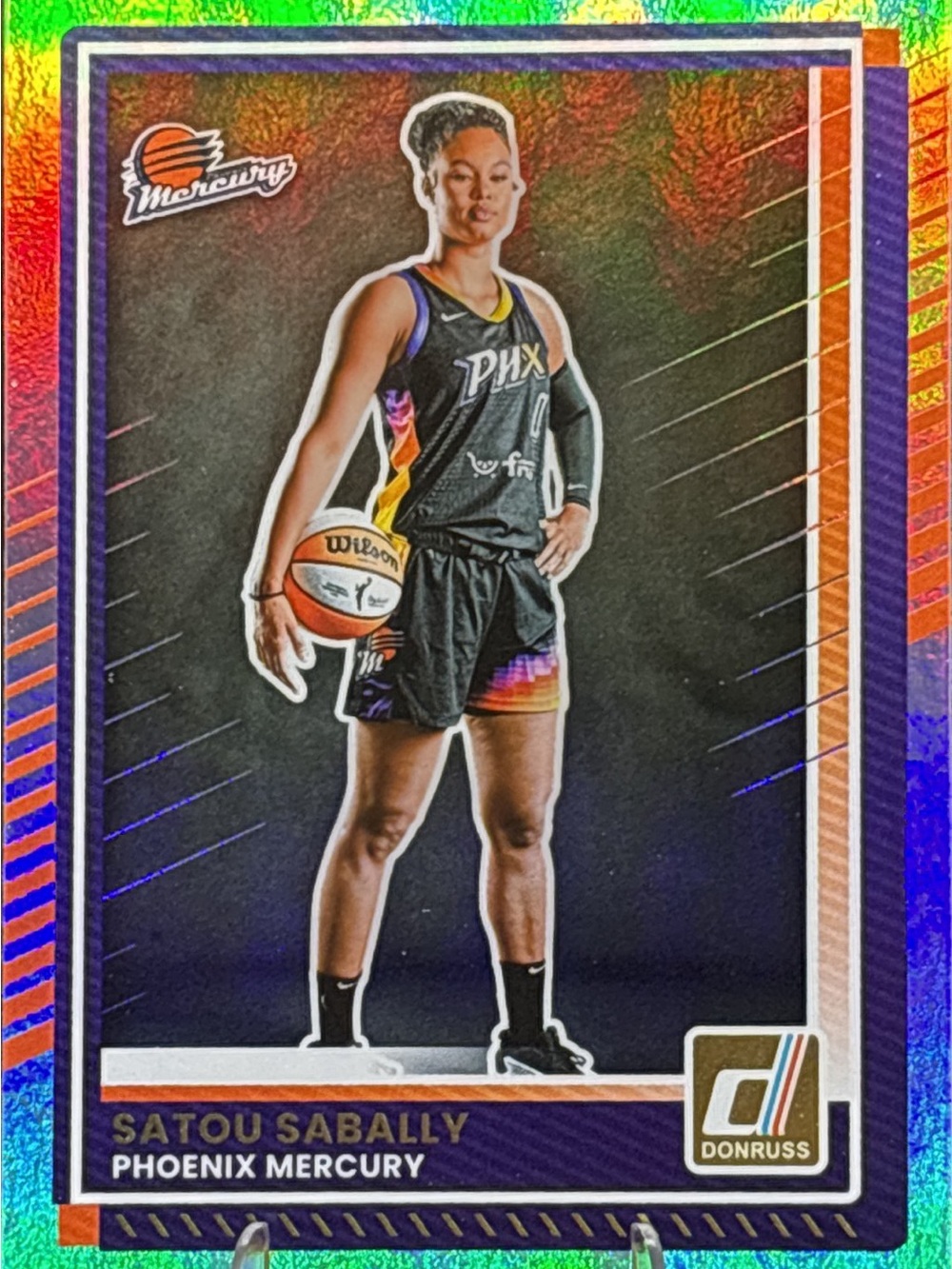 Phoenix Mercury Satou Sabally Donruss Basketball Card - Holo Foil